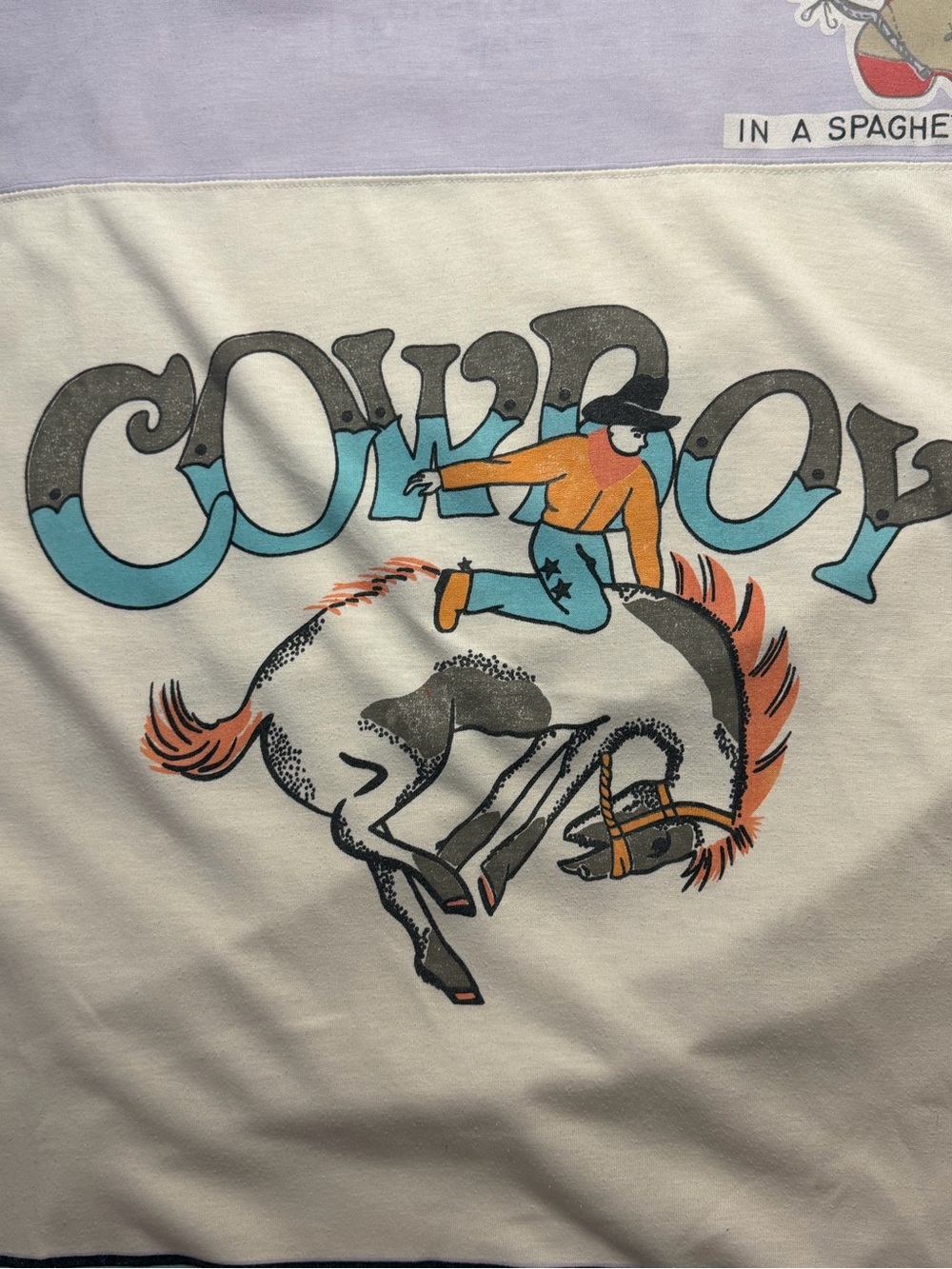 By Coastal American Spirit 1987 Cowboy Graphic Tee One Size Western Rodeo Retro - Picture 6 of 12